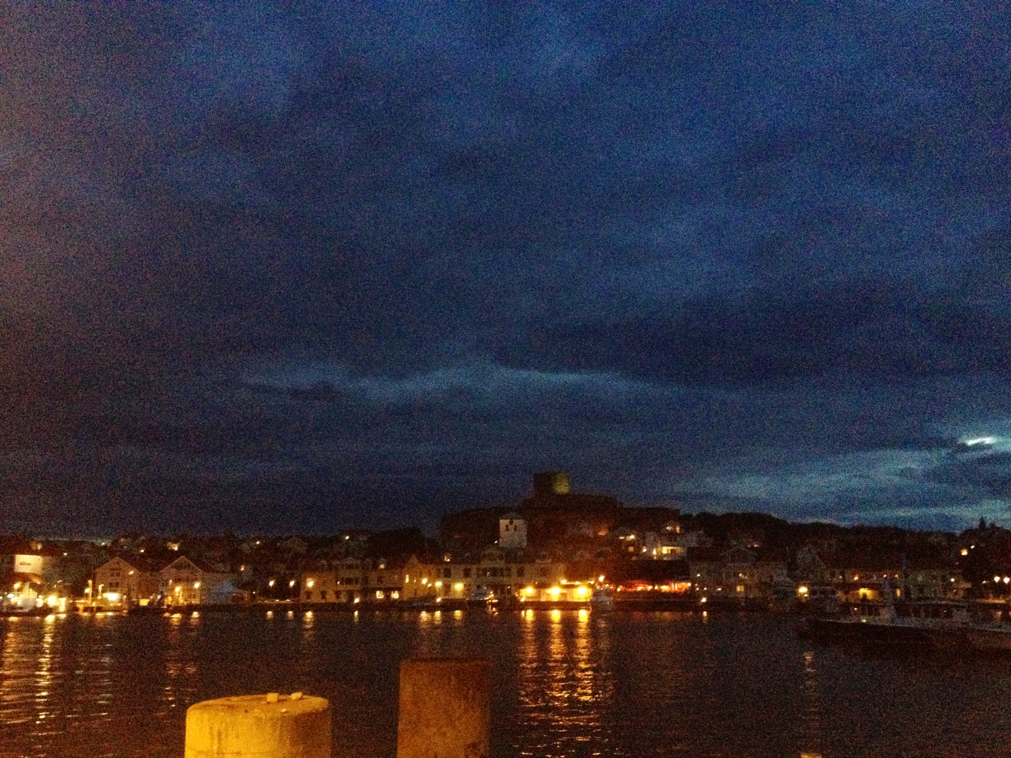 Marstrand by night